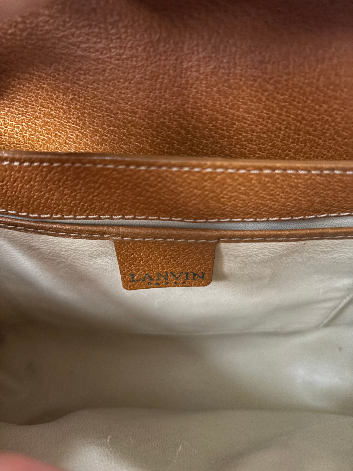 Lanvin Origami Design Vintage Three-Way Bag