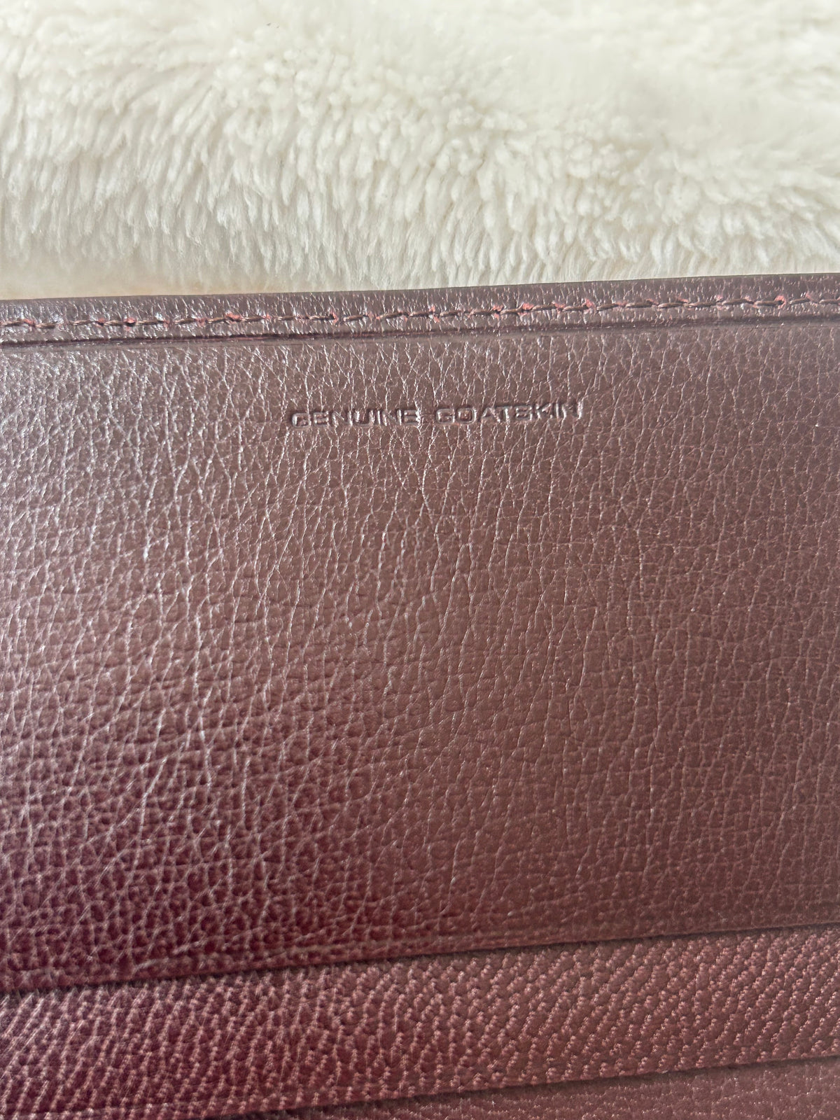 Valentino Garavani Dark Brown Minimalist Wallet