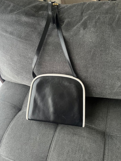Salvatore Ferragamo B&W Shoulder Bag