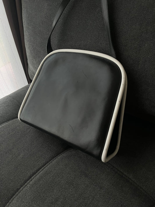 Salvatore Ferragamo B&W Shoulder Bag