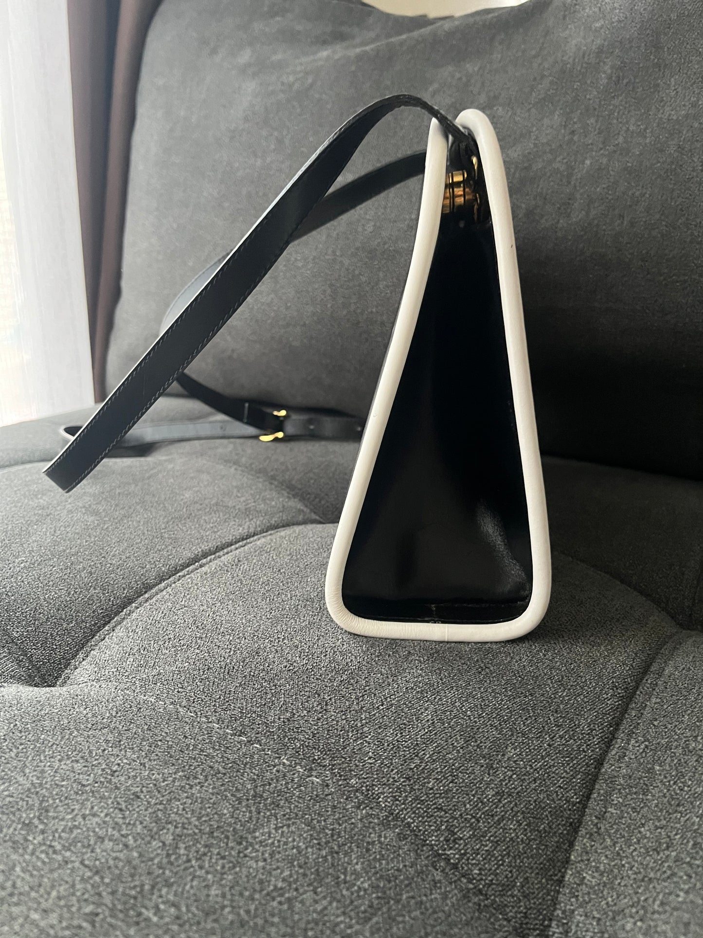 Salvatore Ferragamo B&W Shoulder Bag