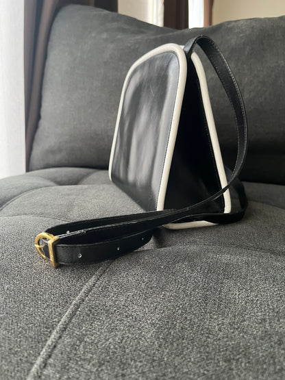 Salvatore Ferragamo B&W Shoulder Bag
