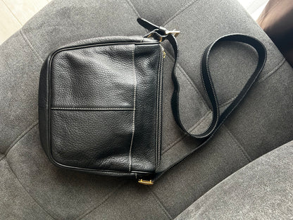 Burberry Pebbled Leather Shoulder Bag