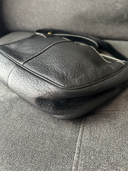 Burberry Pebbled Leather Shoulder Bag