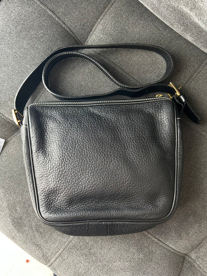 Burberry Pebbled Leather Shoulder Bag