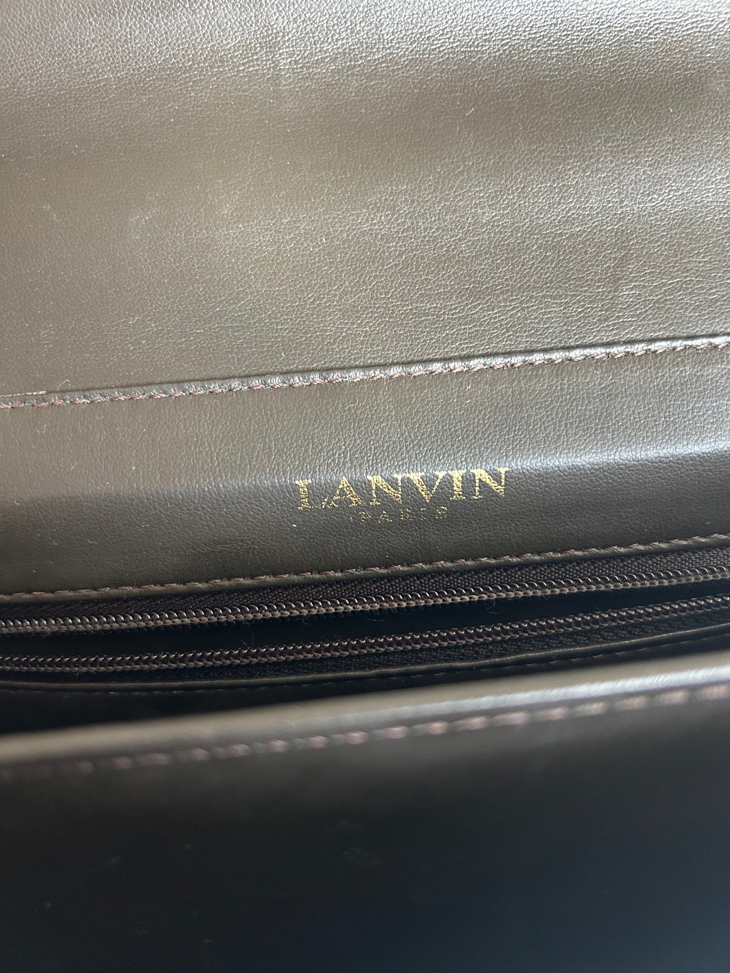 Lanvin Trapezoid Hand Bag