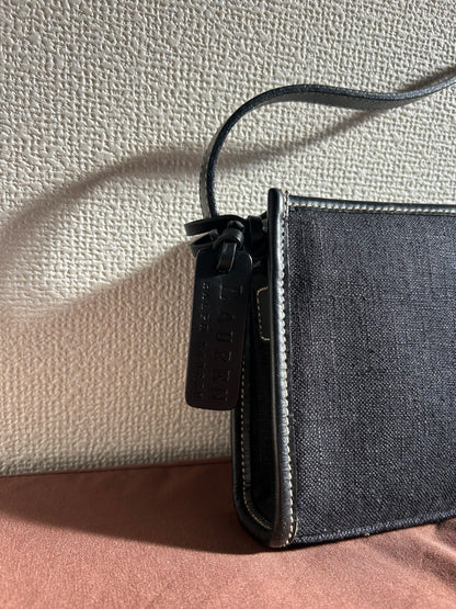 Lauren by Ralph Lauren Mini Canvas Pochette