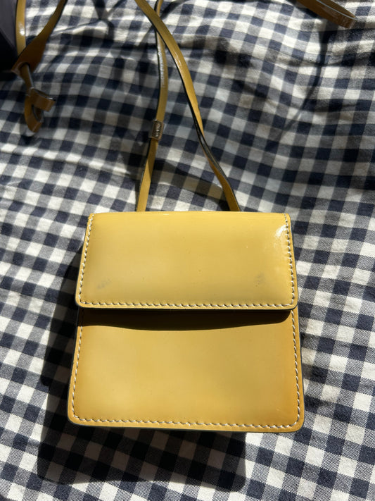 Prada Micro Sling Bag in Patent Leather