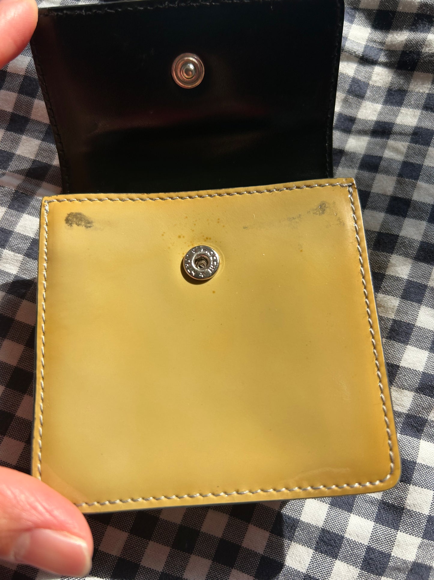 Prada Micro Sling Bag in Patent Leather