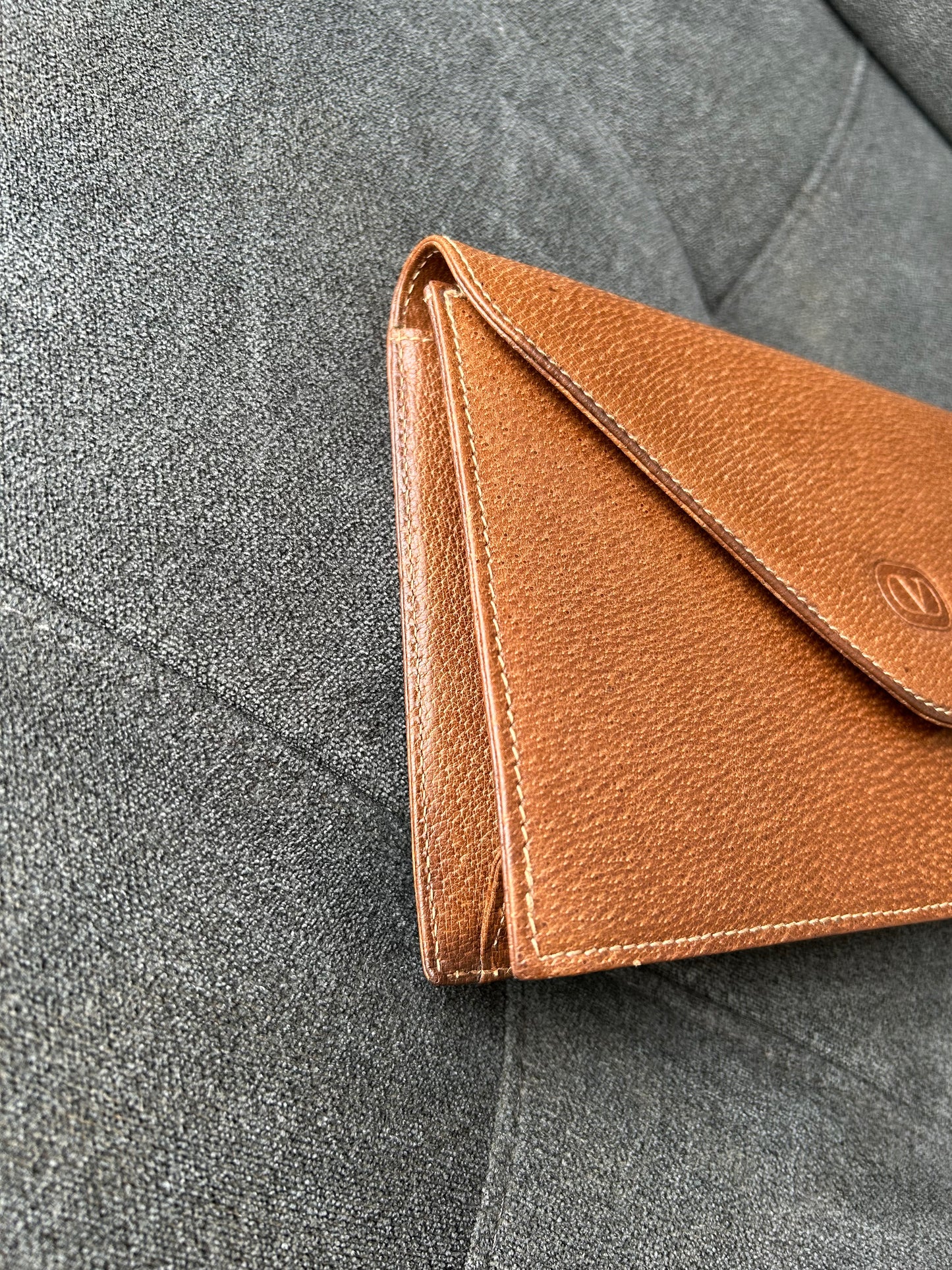 Valentino Garavani All Leather Envelope Bag