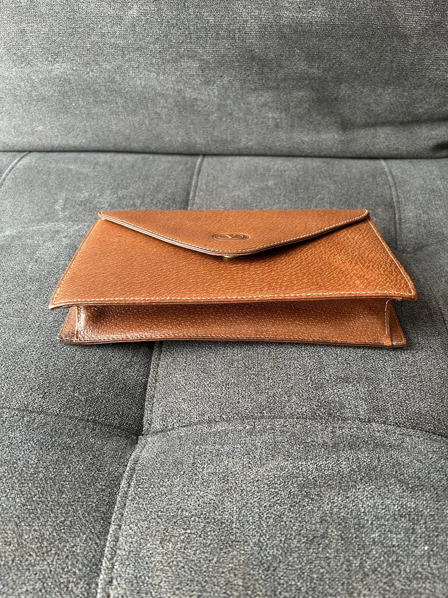 Valentino Garavani All Leather Envelope Bag