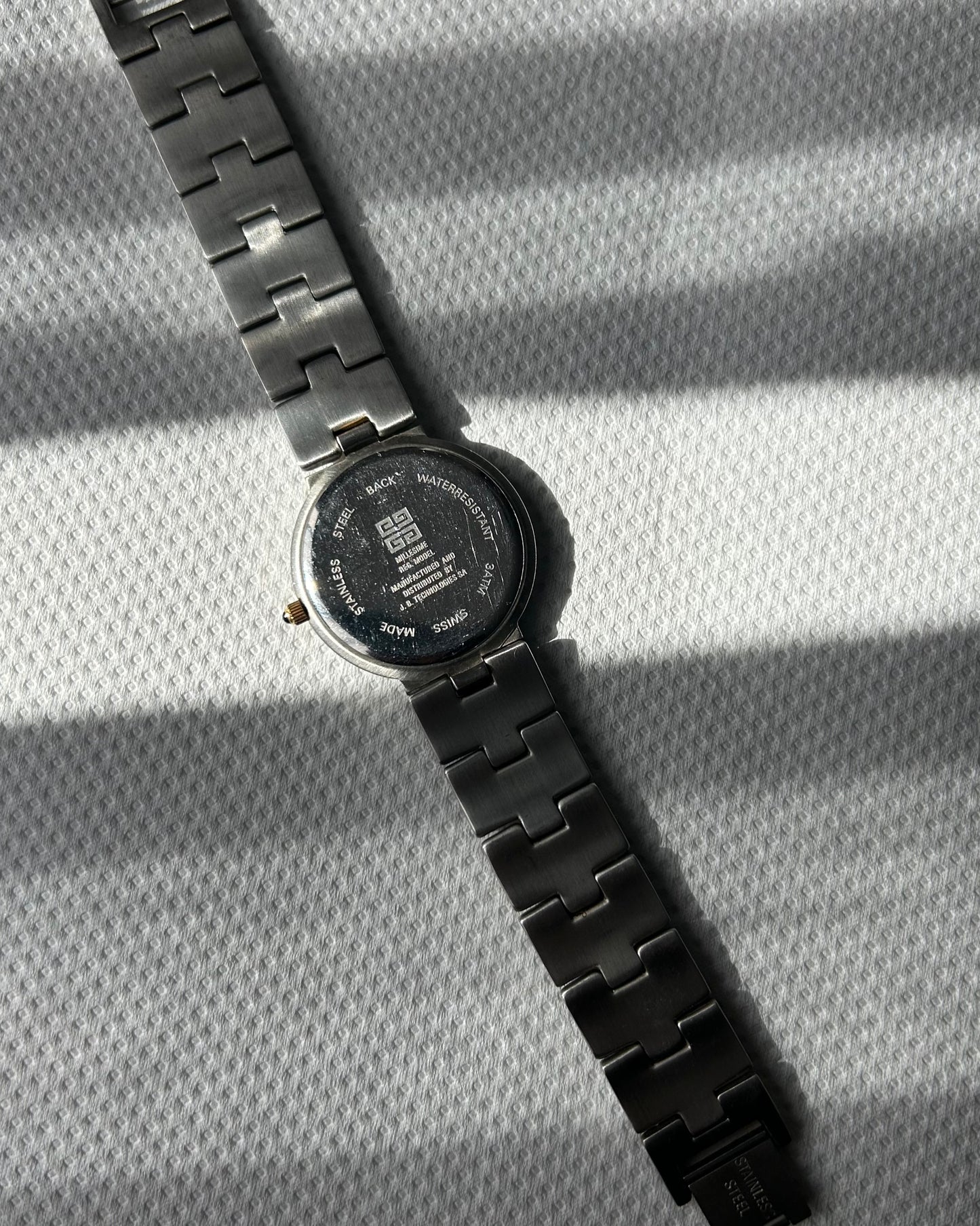 Givenchy Millesime Analog Stainless Steel Watch