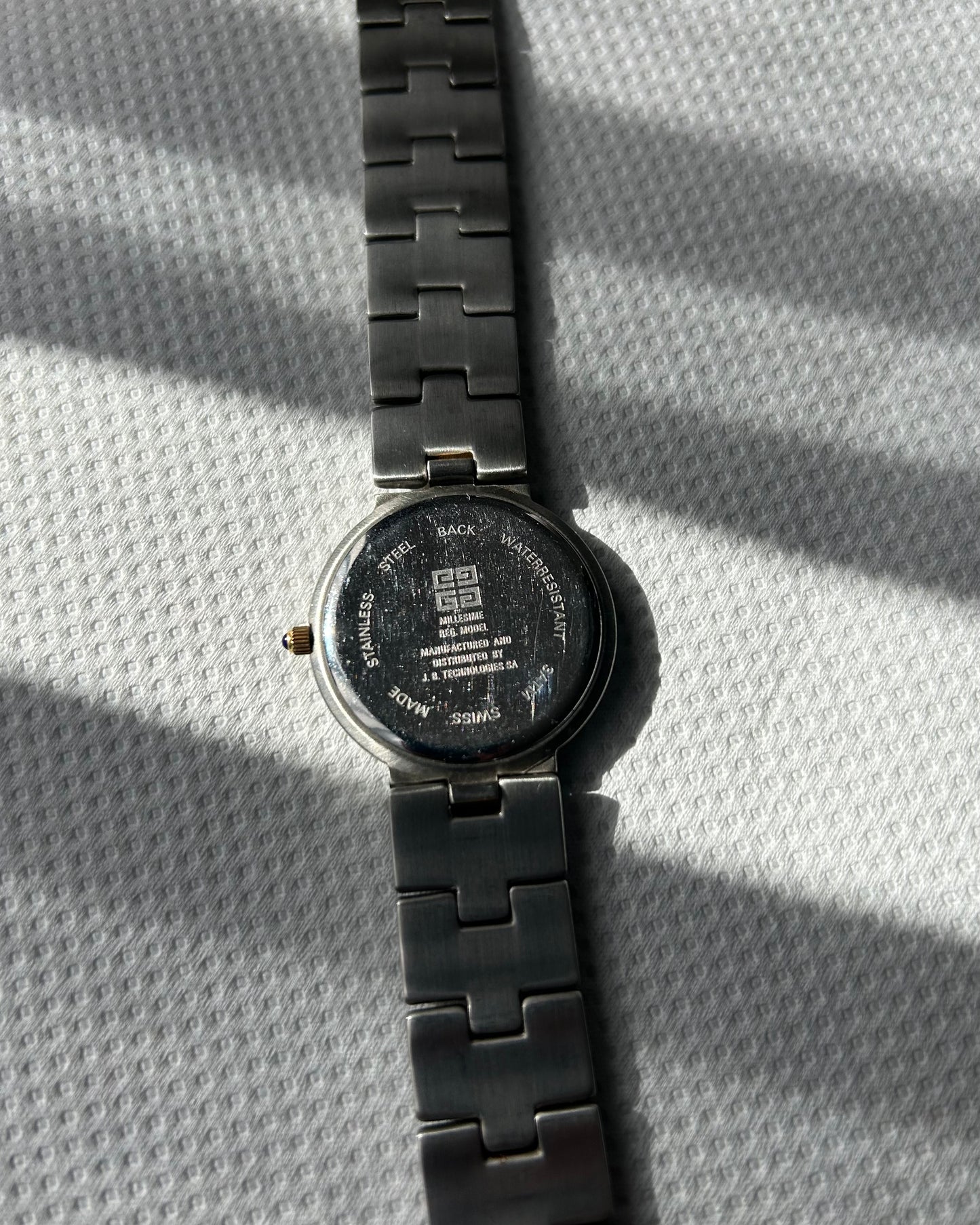 Givenchy Millesime Analog Stainless Steel Watch