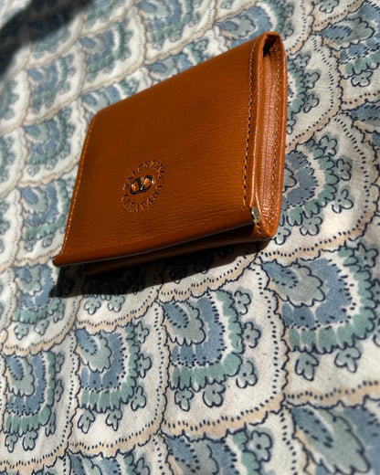 Valentino Garavani Brown Leather Coin Purse