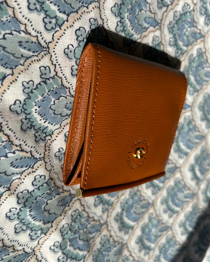 Valentino Garavani Brown Leather Coin Purse