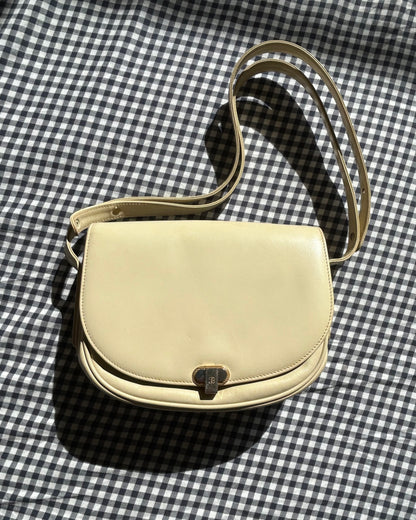 Bally Off-White Half Moon Two-Way Bag