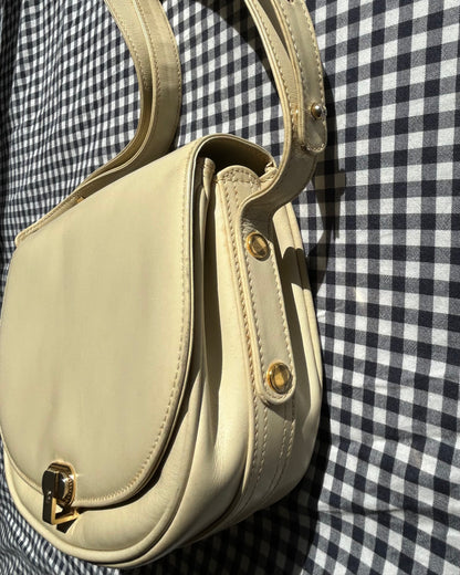 Bally Off-White Half Moon Two-Way Bag