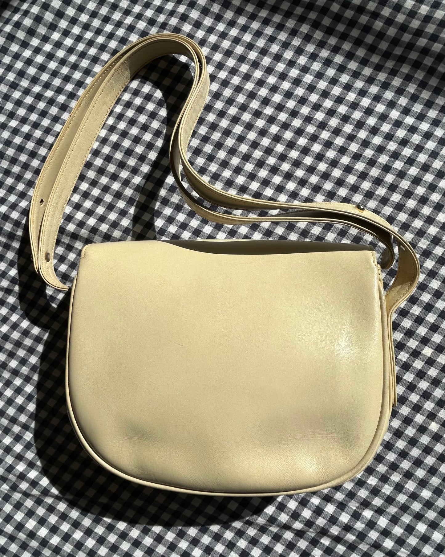 Bally Off-White Half Moon Two-Way Bag
