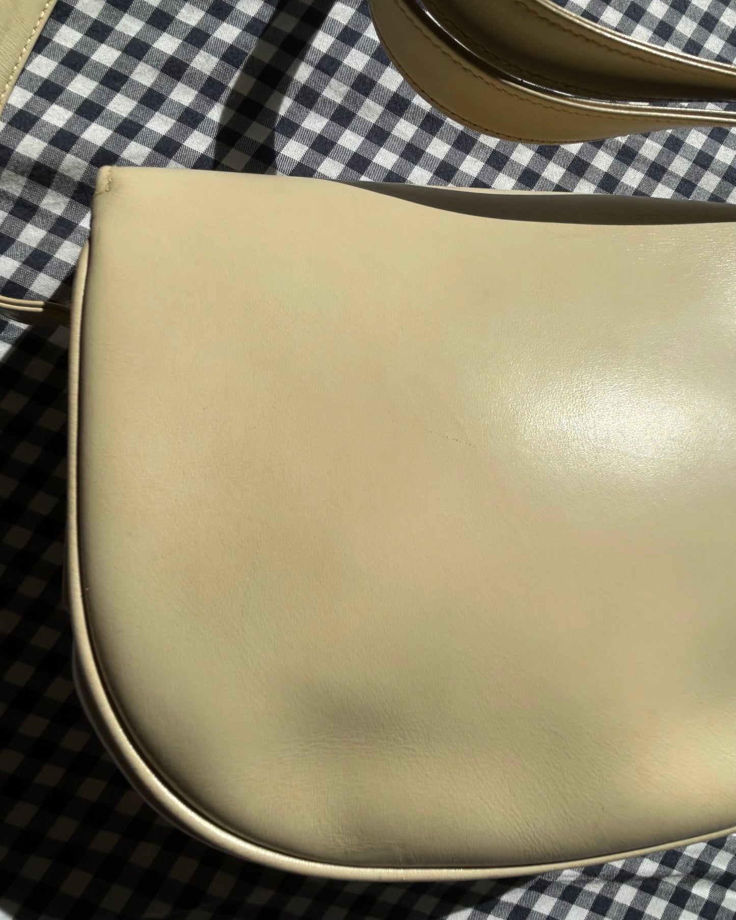 Bally Off-White Half Moon Two-Way Bag