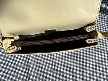 Bally Off-White Half Moon Two-Way Bag