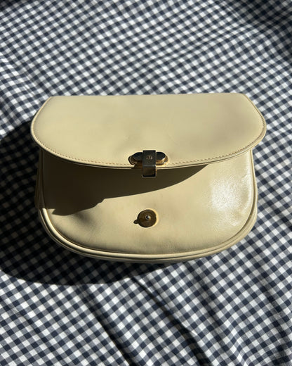 Bally Off-White Half Moon Two-Way Bag