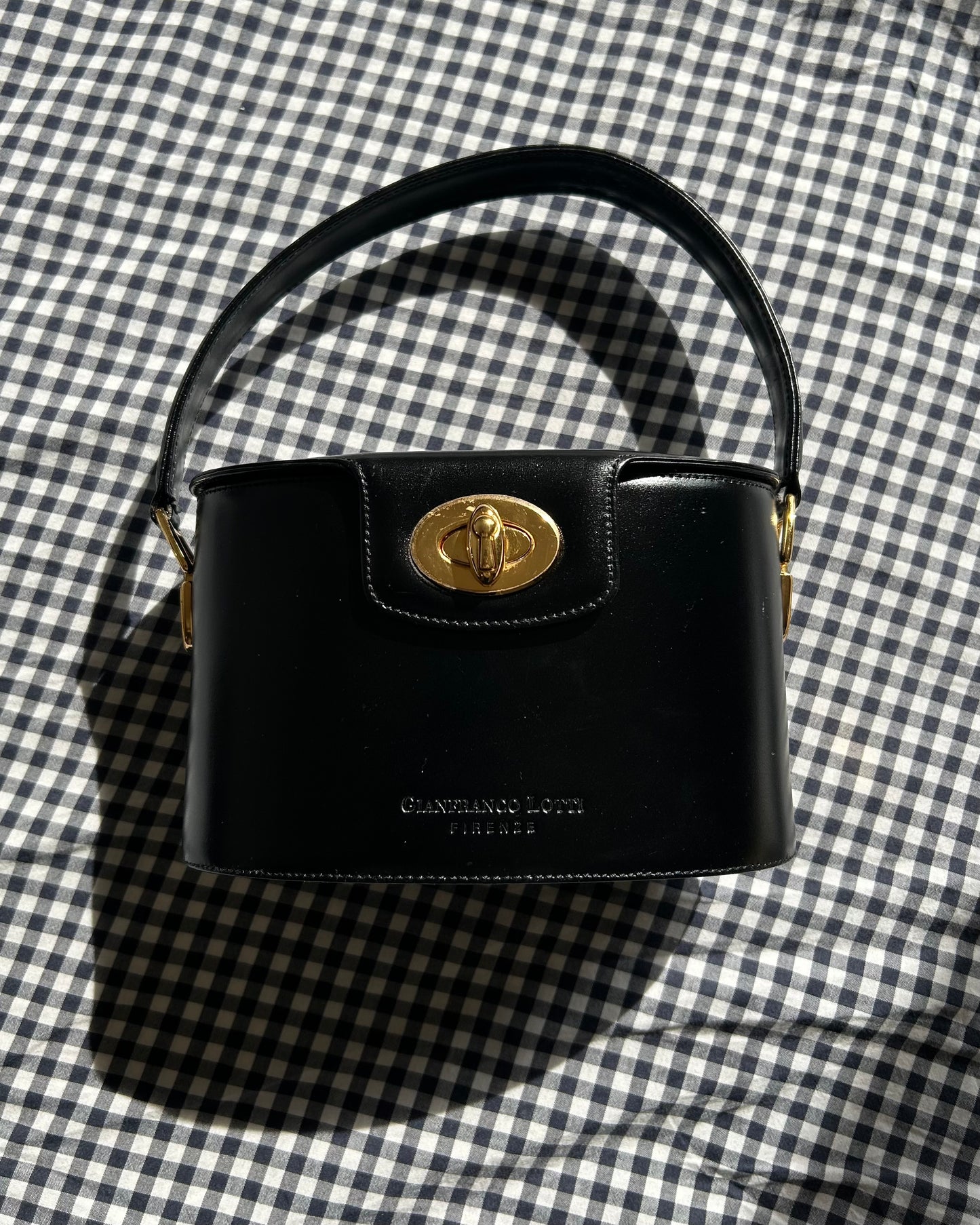 Gianfranco Lotti Vintage Oval Vanity Bag