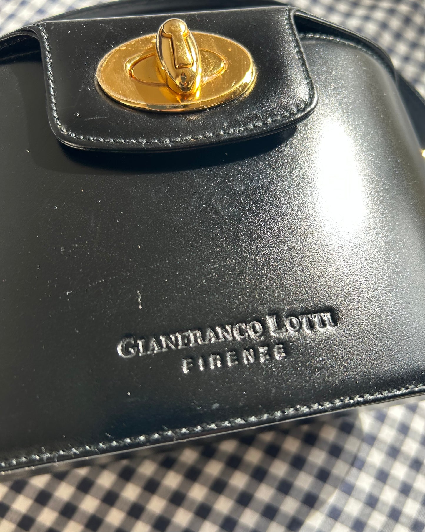 Gianfranco Lotti Vintage Oval Vanity Bag
