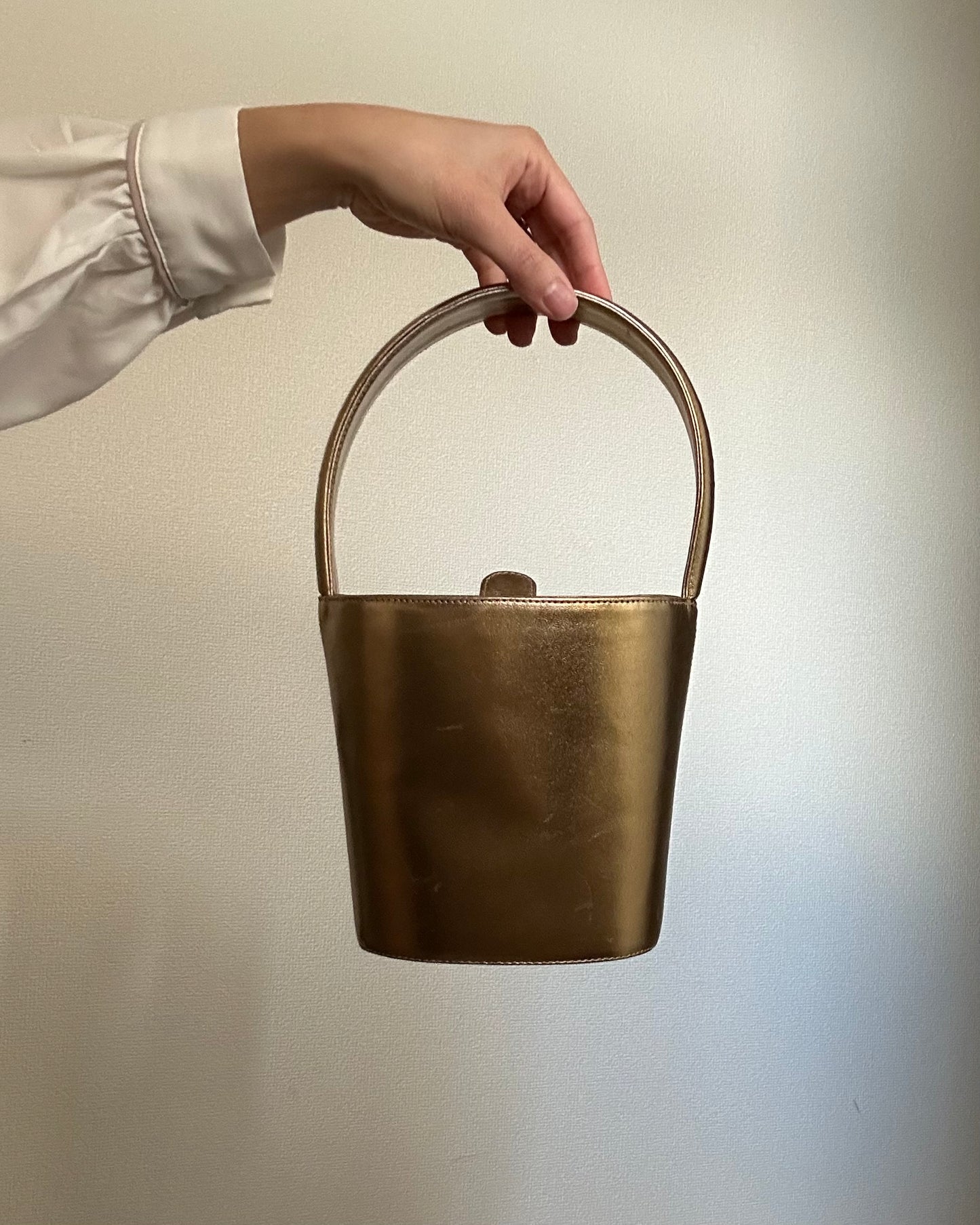 Salvatore Ferragamo Bronze Evening Bag