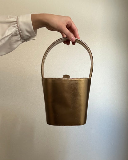 Salvatore Ferragamo Bronze Evening Bag