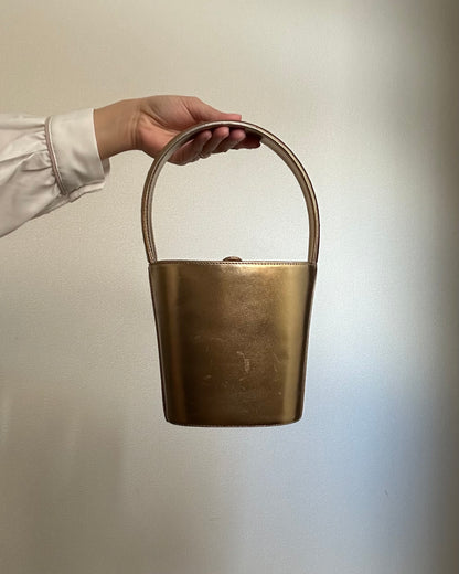 Salvatore Ferragamo Bronze Evening Bag