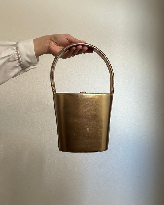 Salvatore Ferragamo Bronze Evening Bag