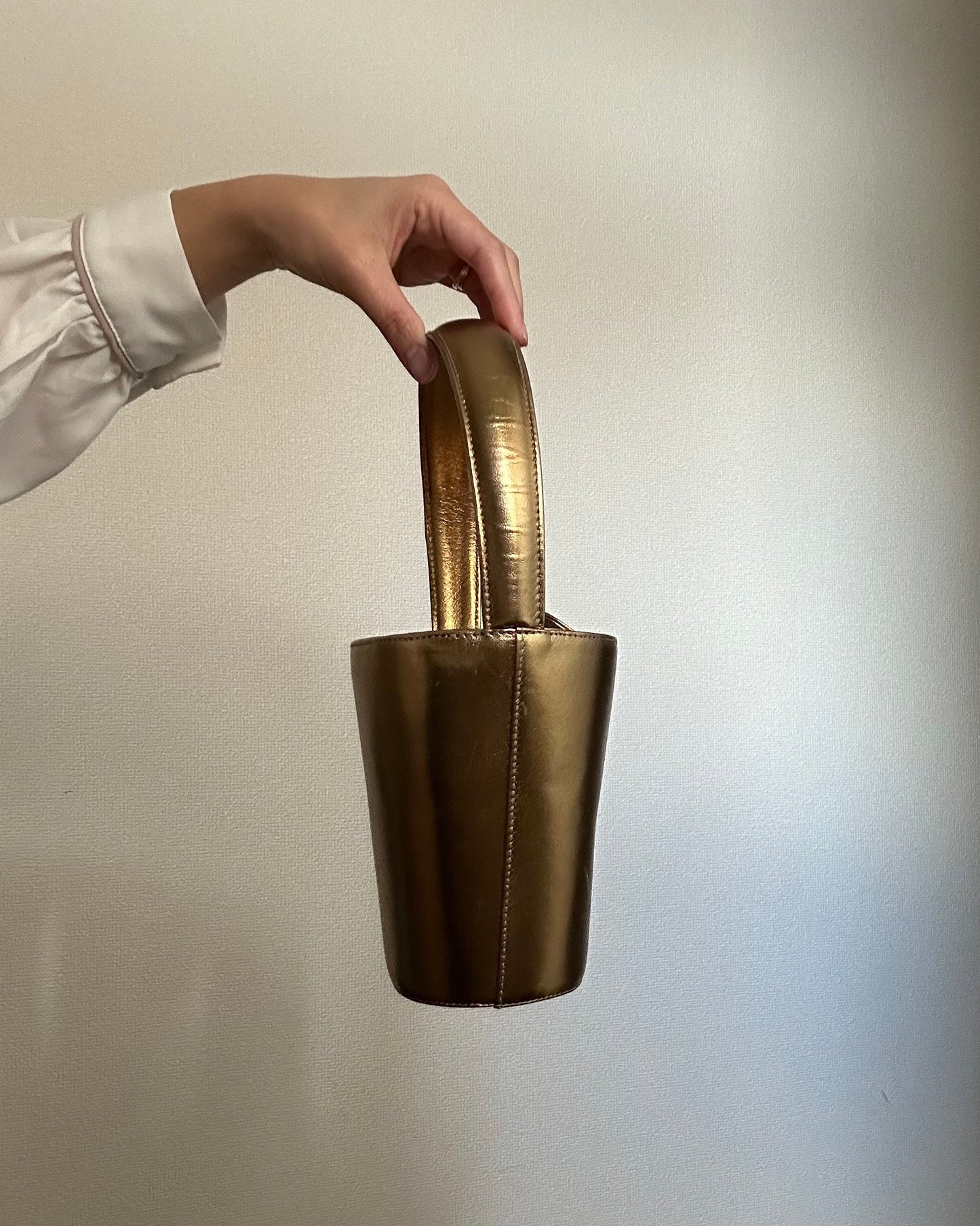 Salvatore Ferragamo Bronze Evening Bag