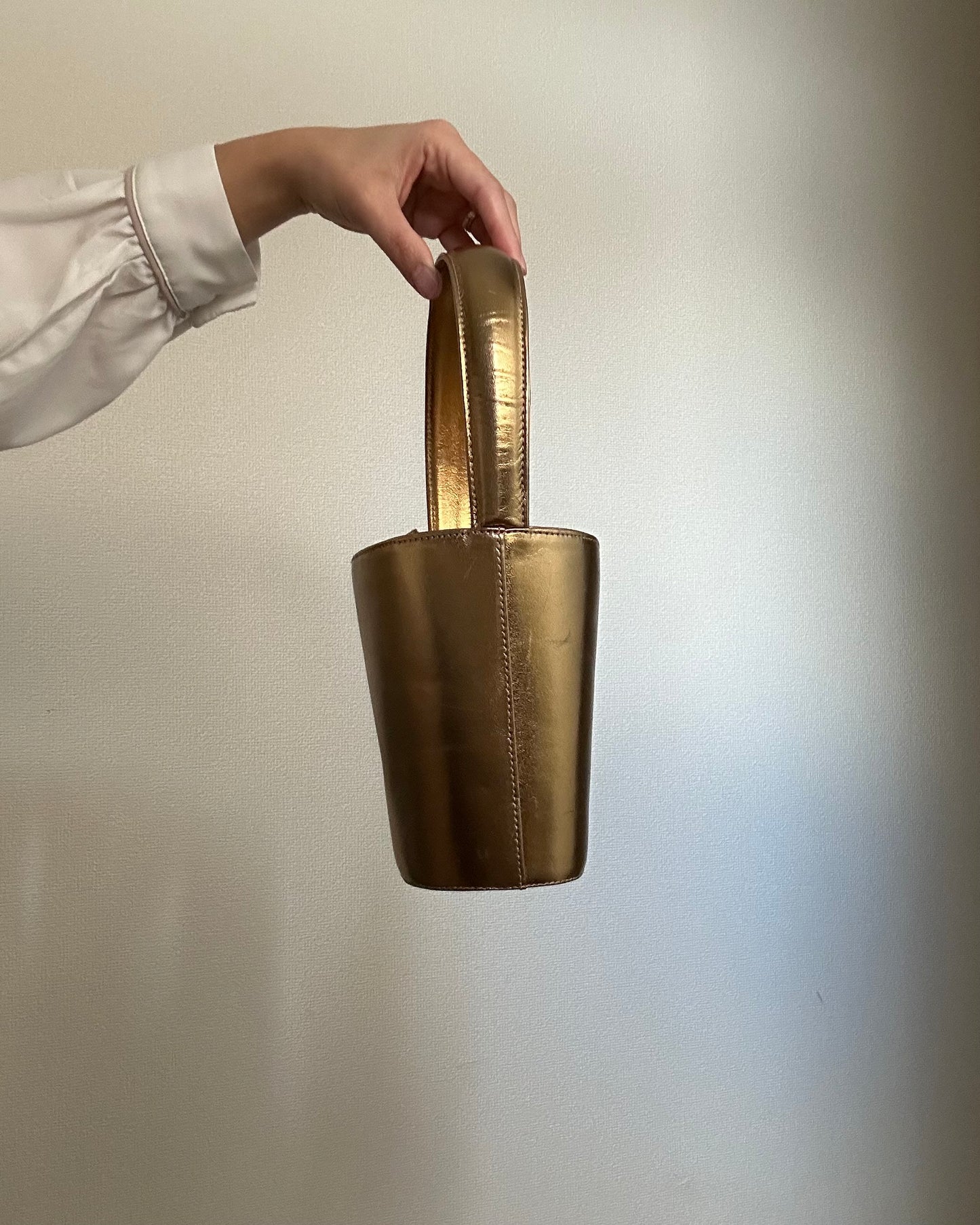Salvatore Ferragamo Bronze Evening Bag