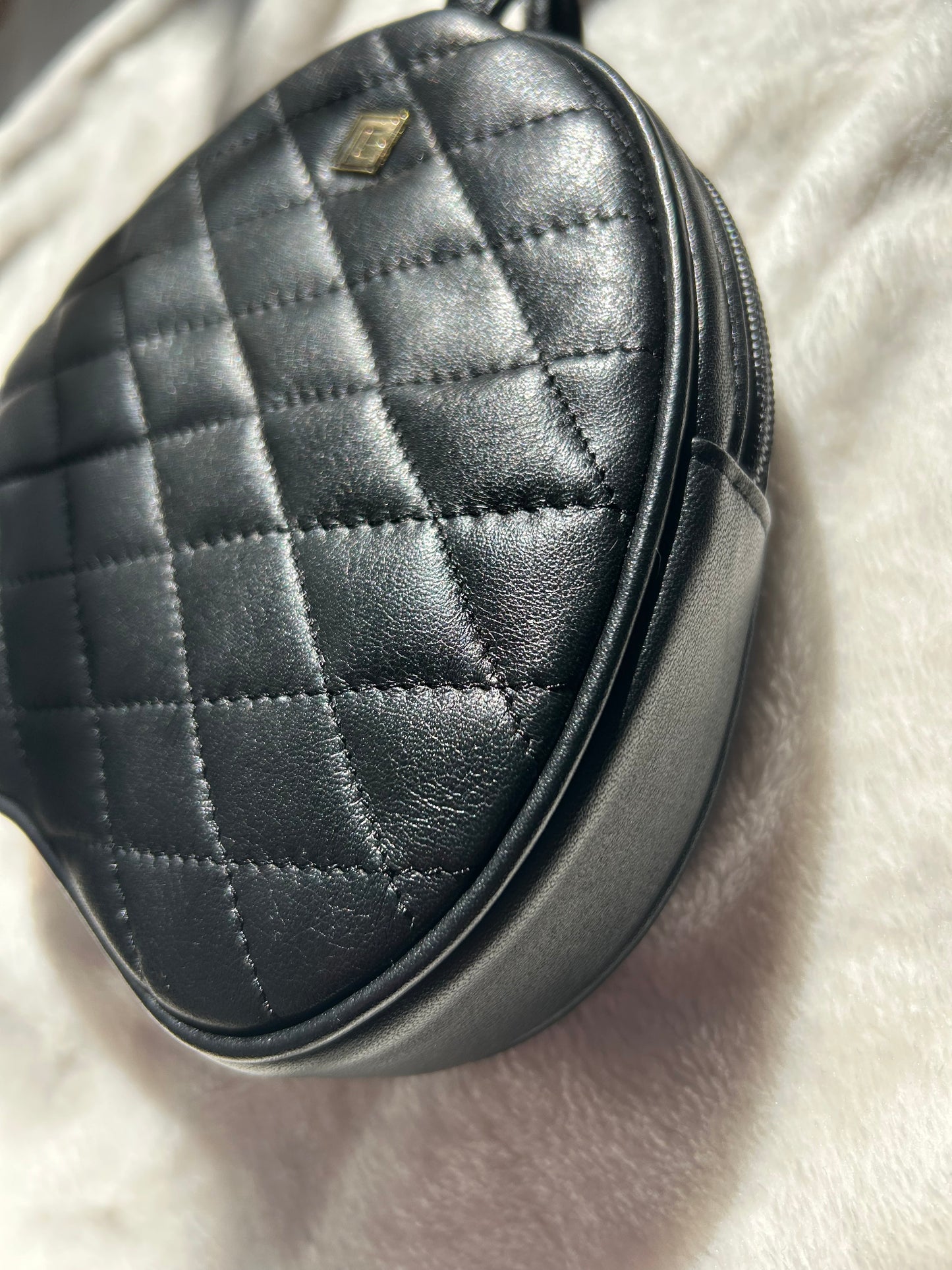 Pierre Balmain Quilted Leather Wristlet