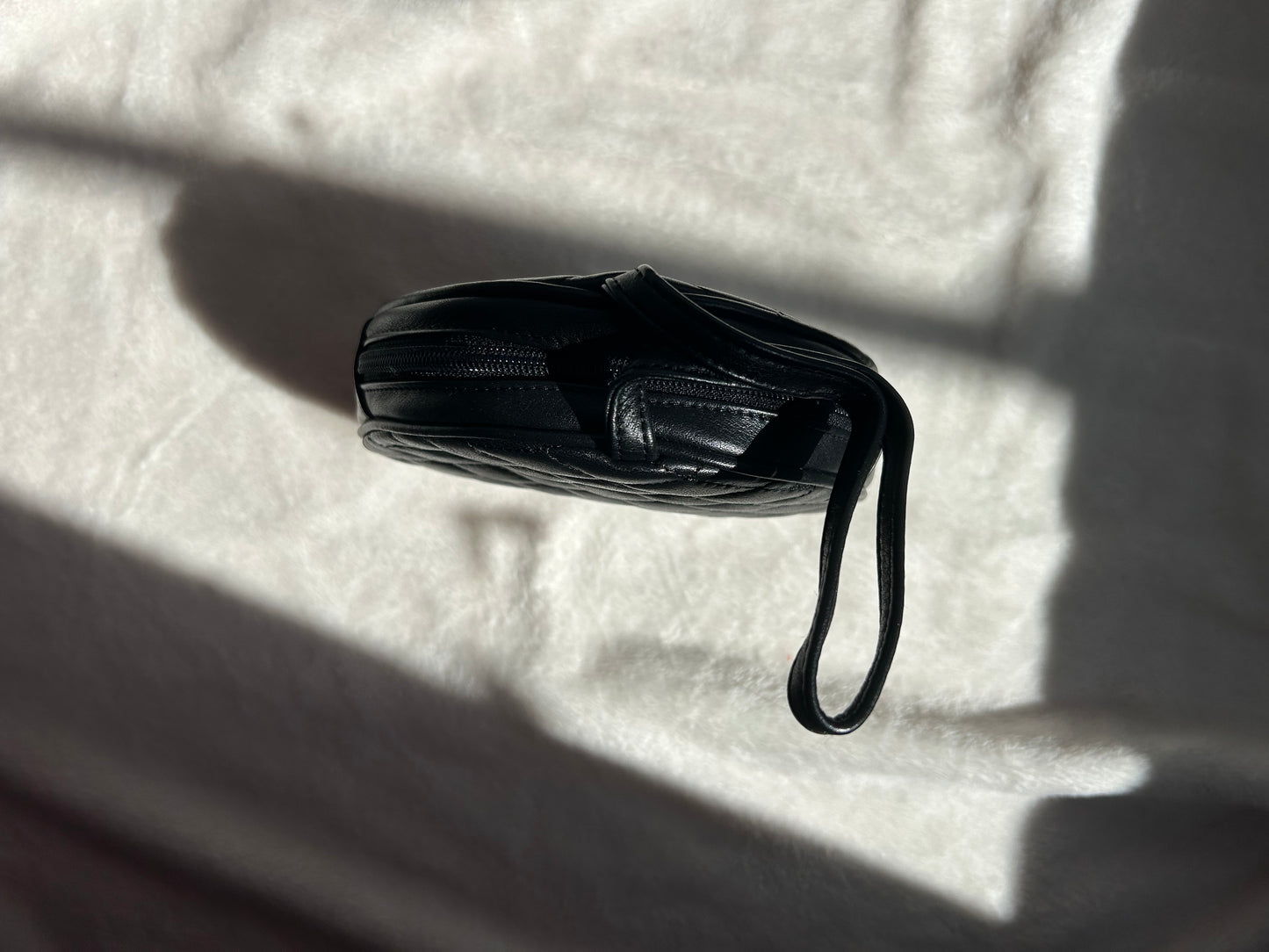 Pierre Balmain Quilted Leather Wristlet