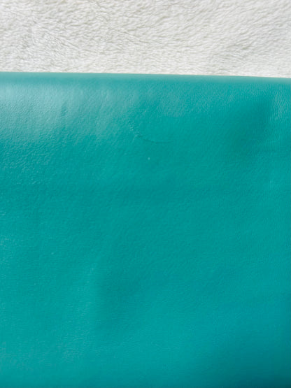 Giorgio Armani Soft Leather Teal Clutch