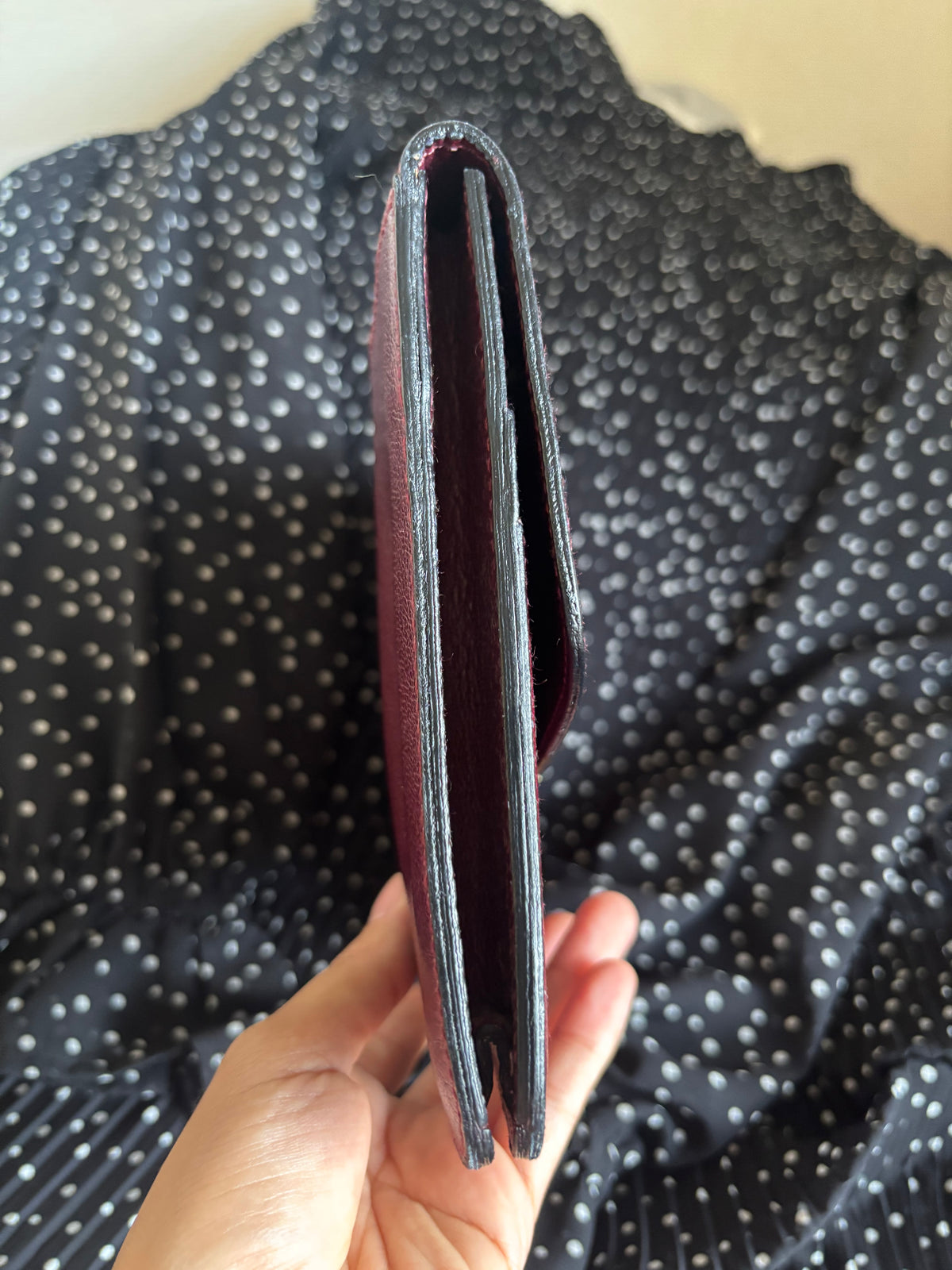 RARE Celine Triomphe Push Lock Clutch