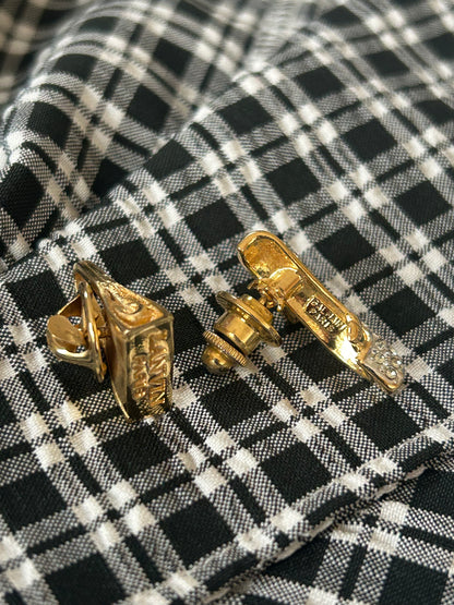 Lanvin Mini Purse and Pierre Balmain Mini Stiletto Brooch Set