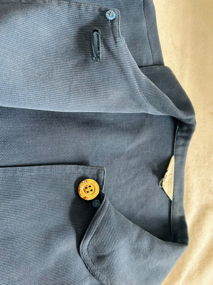 Nina Ricci Lightweight Ribbed Blue Jacket