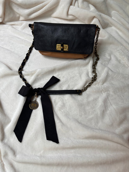 Lanvin Happy Two-tone Chain Strap Bag