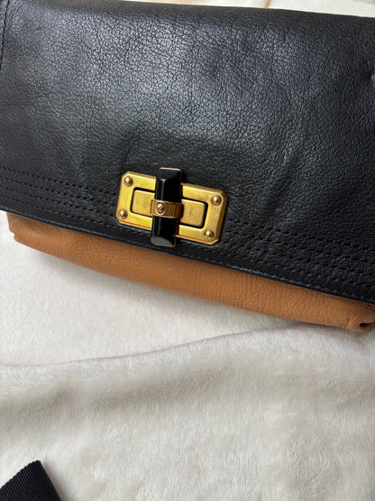 Lanvin Happy Two-tone Chain Strap Bag
