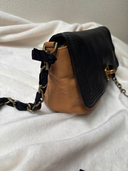 Lanvin Happy Two-tone Chain Strap Bag
