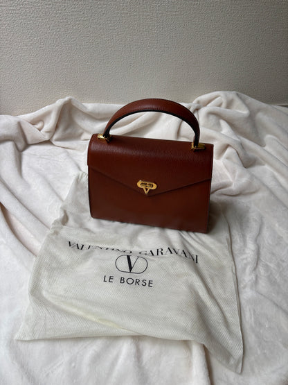 Valentino Garavani V Logo Flip Lock Hand Bag