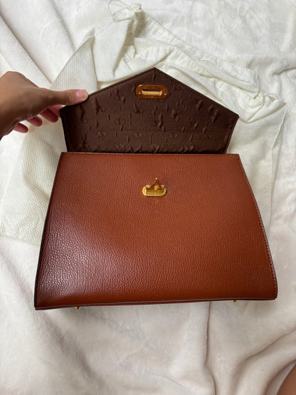 Valentino Garavani V Logo Flip Lock Hand Bag