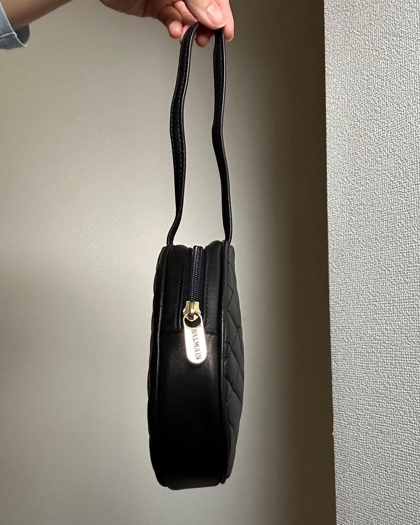 Pierre Balmain Quilted Leather Wristlet