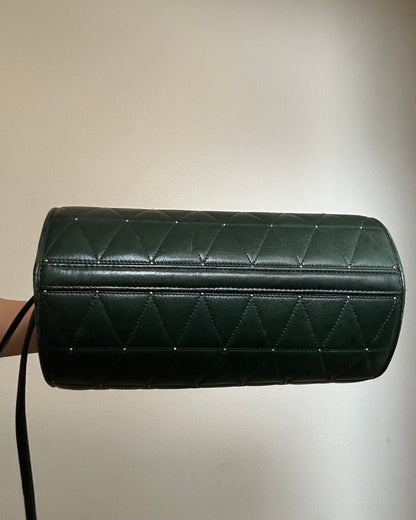 Valentino Garavani Deep Green Barrel Bag