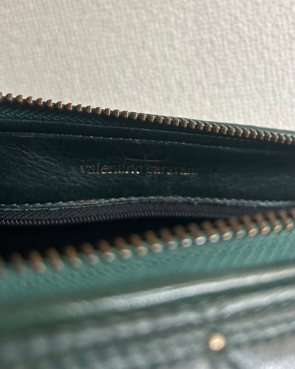 Valentino Garavani Deep Green Barrel Bag