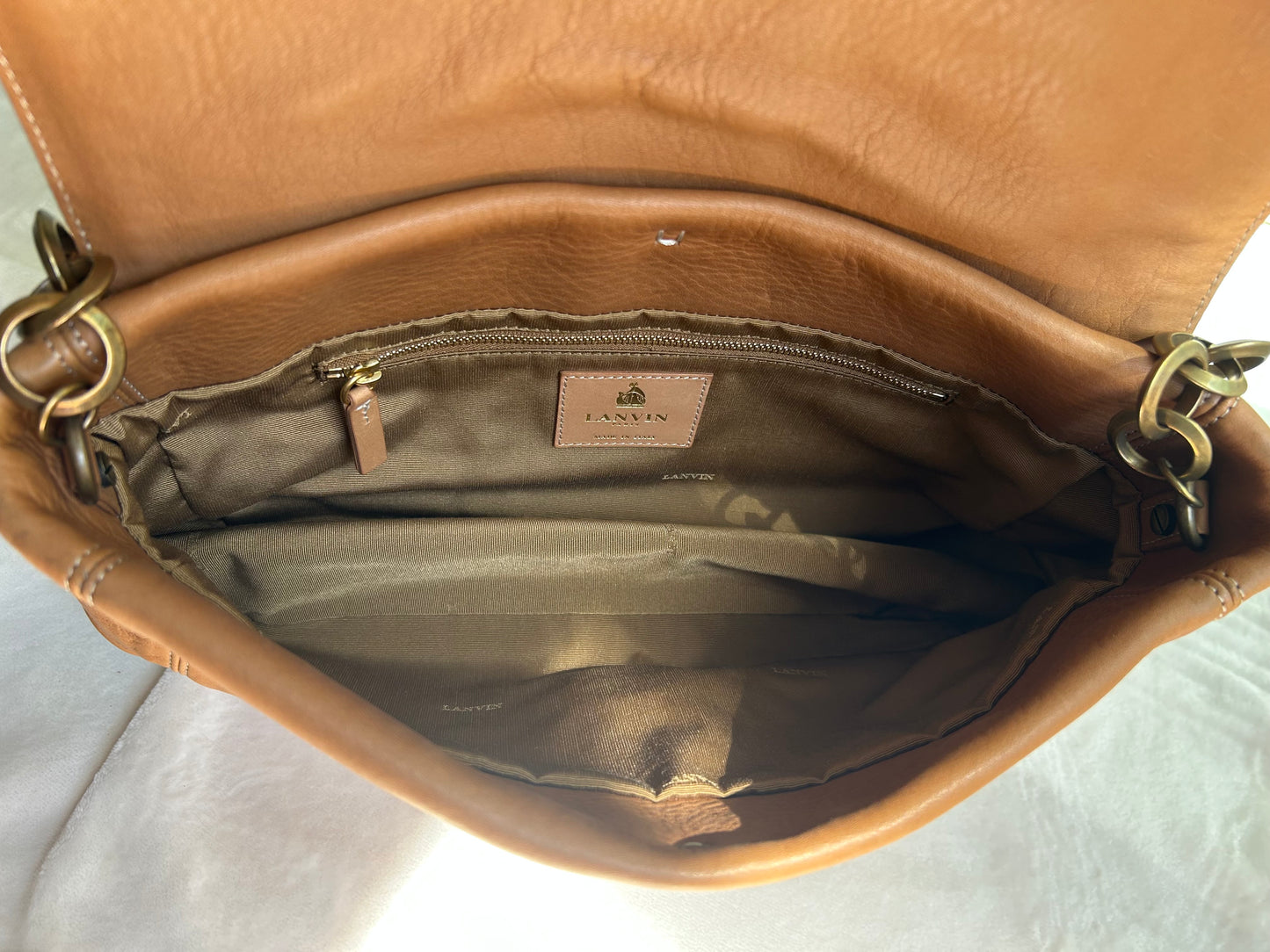Lanvin "Lovely Leopold" Shoulder Bag