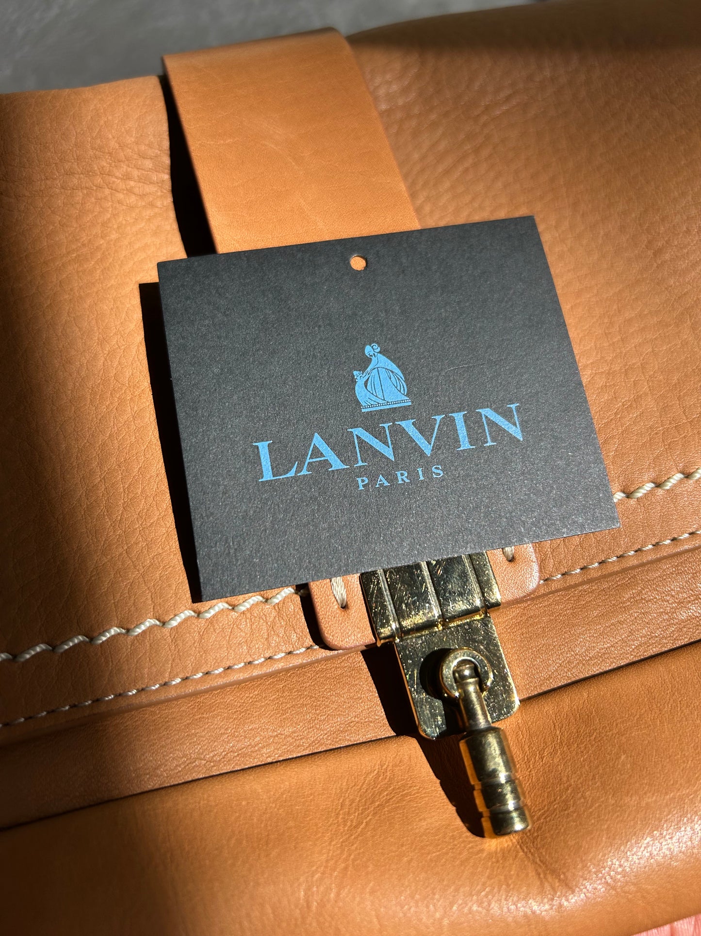 Lanvin "Lovely Leopold" Shoulder Bag