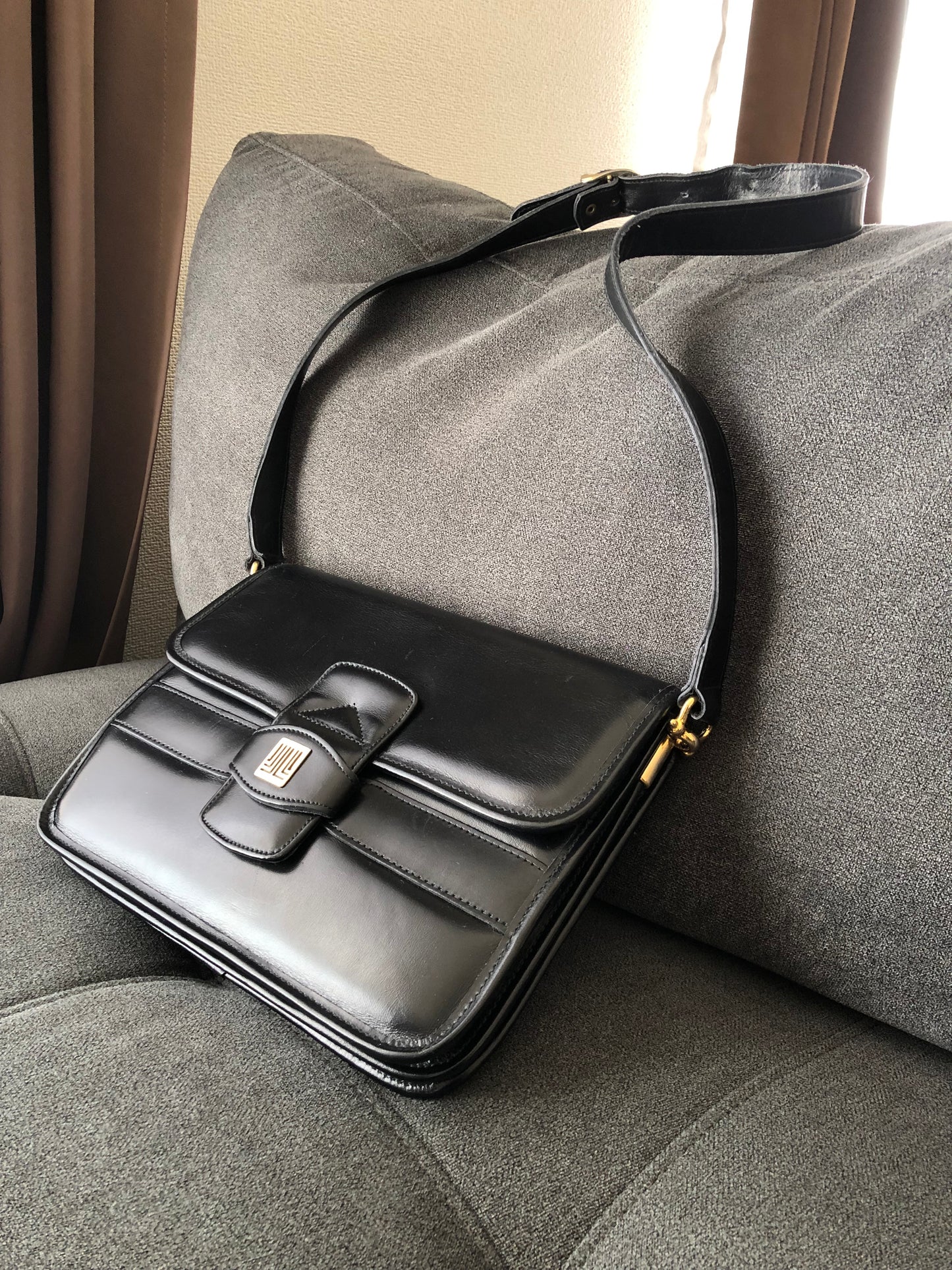 Lanvin Classic Black Shoulder Bag